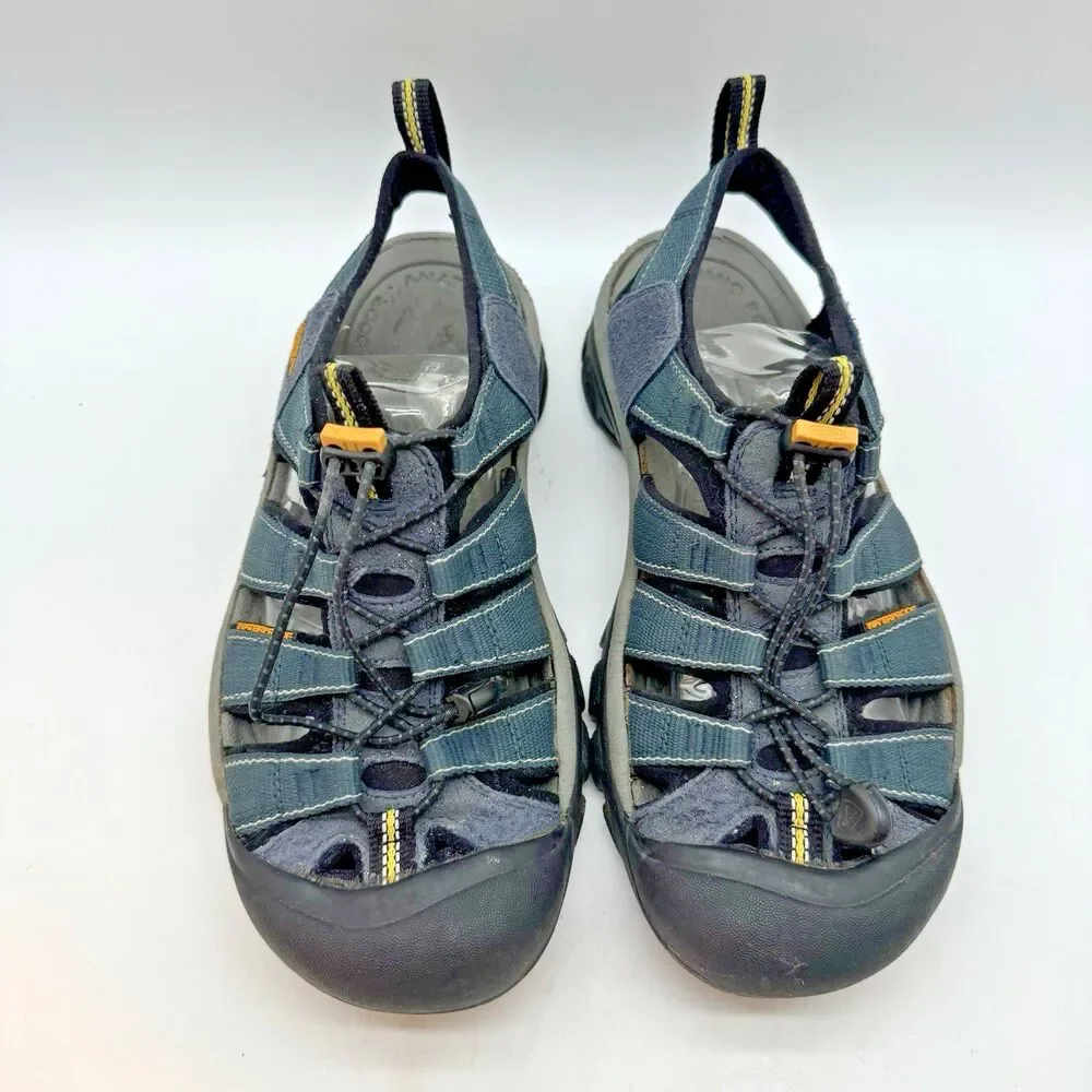 Keen Newport H2 Hiking Sports Sandal Men’s 7 Blue Bungee Waterproof Outdoor Shoe